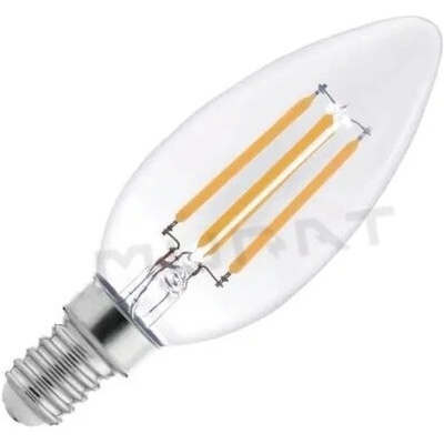 Nedes Žiarovka LED E14 230V 4,0W/4000K Filament sviečka C35 ZLF722