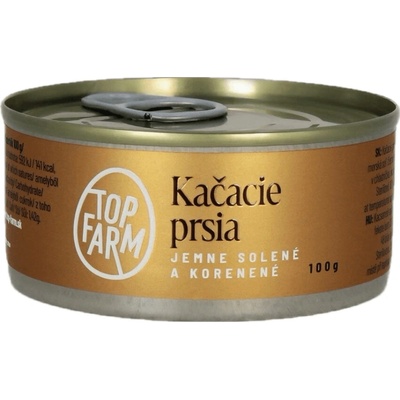Top-farm Kačacie prsia jemne solené a korenené 100 g