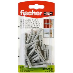 Fischer УНИВЕРСАЛЕН ДЮБЕЛ Ф5Х30ММ 20 БРОЯ fischer ux rk (4048962059465)