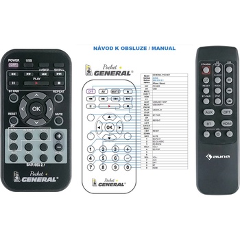 GENERAL AUNA Areal Bar 650 2.1 - дистанционно управление дубликат (Areal Bar 650 2.1)