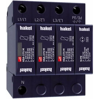Svodič rázového přepětí HSA-275/3+1 M SPD typ 2+3 HAKEL 27084