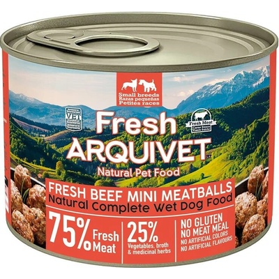 Arquivet Fresh mini hovädzie mäsové guľky v omáčke 200g