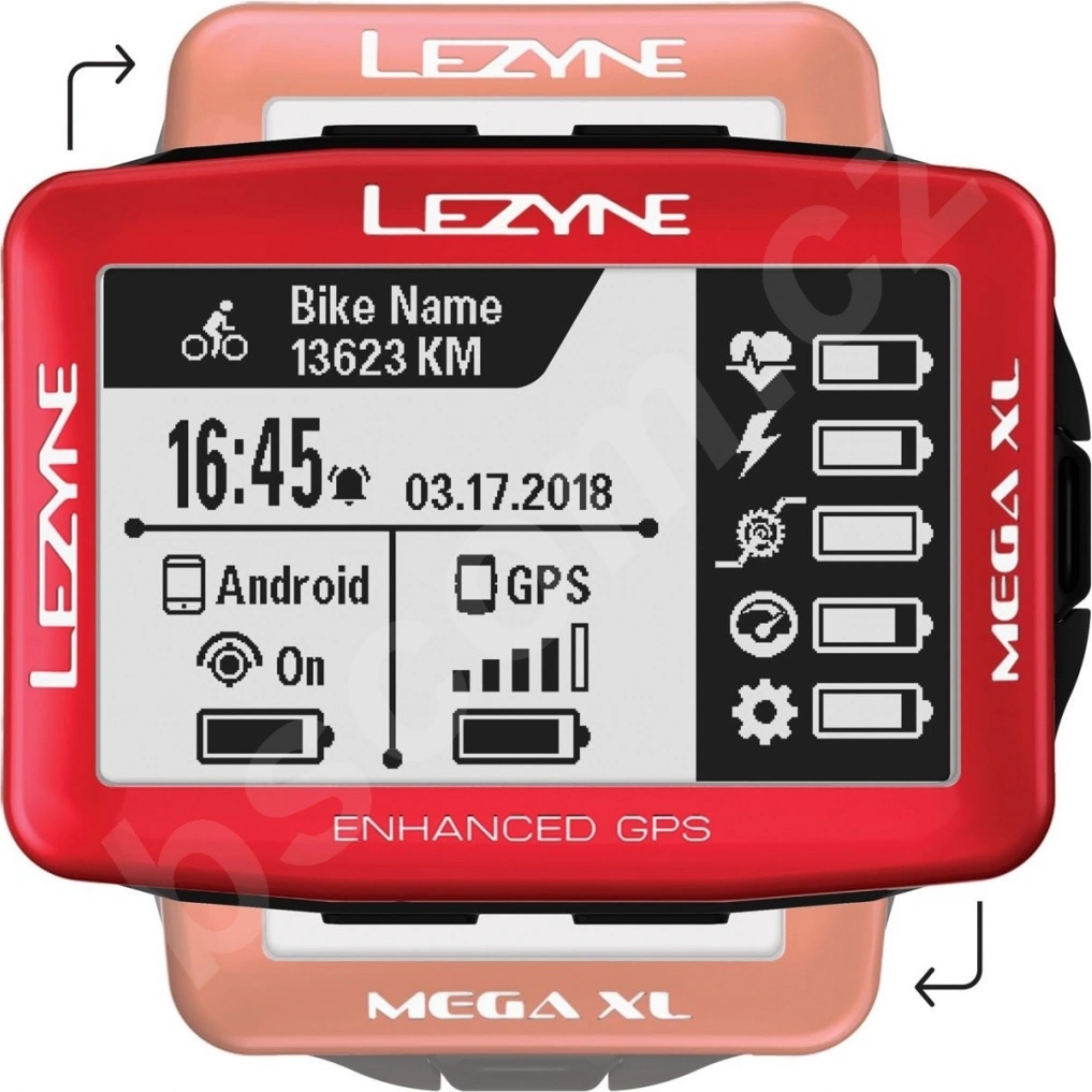 Cycle Computers Mega Xl Gps Lezyne Lezyne Mega XL GPS Od 745 Kč