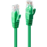 Lindy Пач кабел LINDY 48051, U/UTP, Cat. 6, 7.5m, зелен (48051)