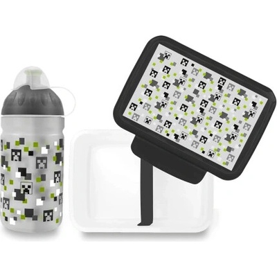 Set Zdravá lahev 0,5 l a Zdravá sváča pixel head