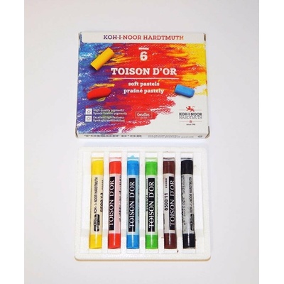 Koh-i-noor Toison D´or prašné pastely 6 ks