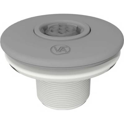 VÁGNER POOL Tryskový set VA, s mosaznými zástřiky, pro fóliové bazény, připojení lepením 50 mm, světle šedá RAL7004