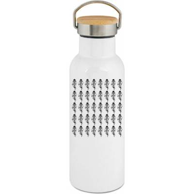 123TRIKO termoska Kostra, cyklista, černá, V7 500 ml
