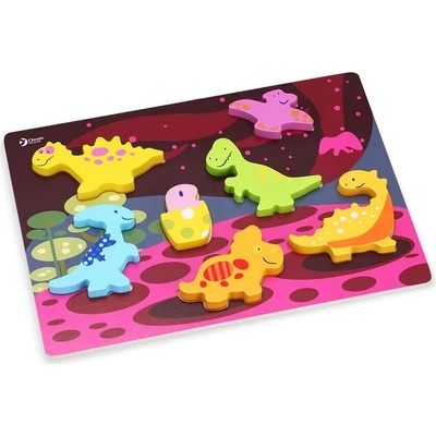 Classic World Дървен 3D пъзел Classic World - Динозаври (3552)