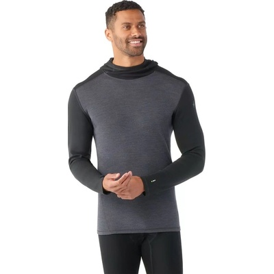 SMARTWOOL M Classic THERMAL MERINO BL Hoodie BOXED black -charcoal heather
