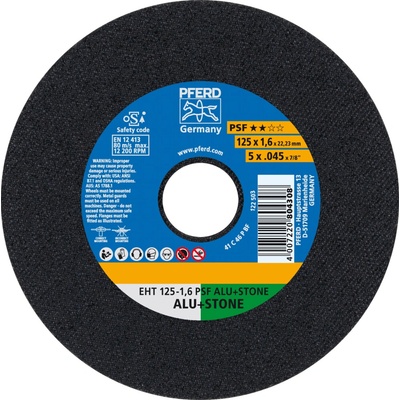 Pferd Rezný kotúč 125 x 1,6 x 22,23 mm 61819021