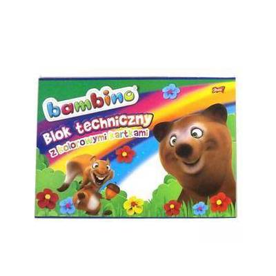 Блокче с цветна хартия Bambino, St. Majewski, 5903235001567