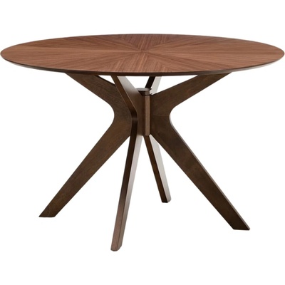 Kave Home Ořechový jídelní stůl Naanim 120 cm