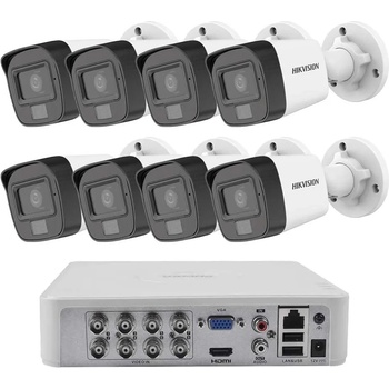 HIKVISION Комплект ZK8125E с 8 Камери 2MP Dual-Light Аудио и 2TB Диск (ZK8125E)