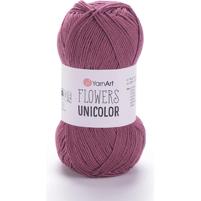 Yarn Art Flowers Unicolor 763 starorůžová