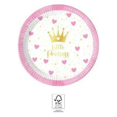 Procos Taniere papierové EKO Moja malá princezná 20 cm/8 ks