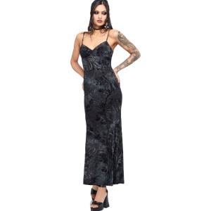 KILLSTAR дамска рокля - maxi KILLSTAR - MIDNIGHT VALE - Blue - KSRA014867