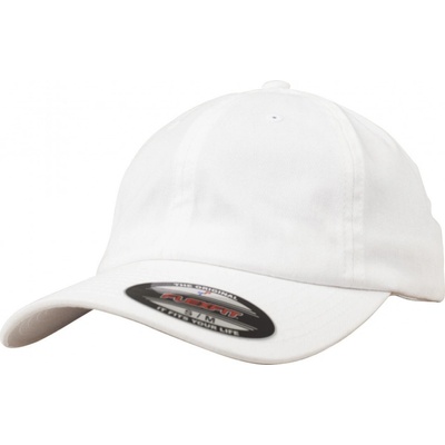 Urban Classics Peached Cotton Twill Dad Cap white