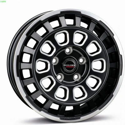 Borbet CW8 8x18 6x130 ET48 black rim polished