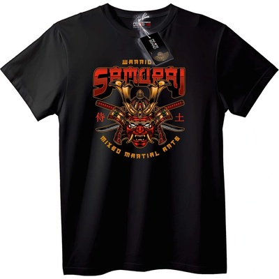 NOONEBRAND Тениска Самурай Войн ММА - 2XL, Black