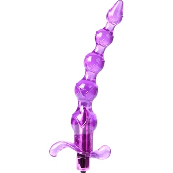 XMS Анален вибратор "beads vibrator purple" 20 см