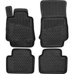 LEMENT Element 3D Rubber Floor Mats suitable for ALFA Romeo Giulia - 4x2 Rear Wheel Drive - 2016 - 100% Custom Fit All-Weather Mats made from TPE - EXP. ELEMENTA00443210k (EXP.ELEMENTA00443210k)