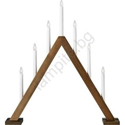 Markslöjd 706226 - Коледен свещник ARIELE 7xE10/3W/230V дърво/бял (ML1490)