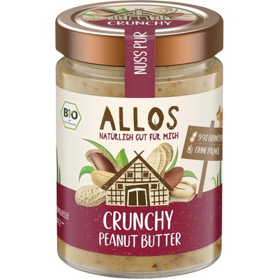Allos Био фъстъчено масло Crunchy - 310 г