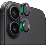 Blueo Протектор камера за iPhone 16 / iPhone 16 Plus - Оригинален протектор за обектив с метална рамка - Цветен