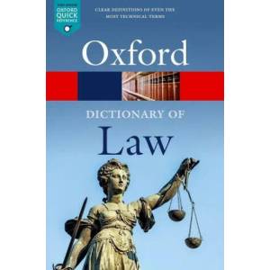 Dictionary of Law (ISBN: 9780192897497)