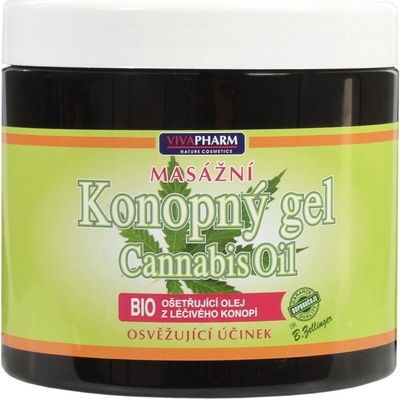 Vivapharm masážny konopný gél Cannabis oil 500 ml