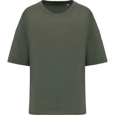 Native Spirit Dámské ekologické tričko Oversized Organic Khaki