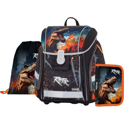 PREMIUM LIGHT DINOSAURUS 3ks Dino sada batoh penál sáček 0-87726/03