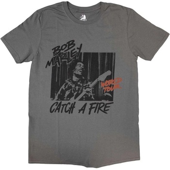 Bob Marley Catch A Fire World Tour Charcoal Grey 2XL Риза (BMATS26MC05)