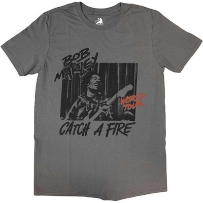 Bob Marley Catch A Fire World Tour Charcoal Grey 2XL Риза (BMATS26MC05)