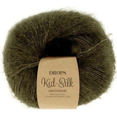 Drops Kid Silk UNI Colour 77 zelená