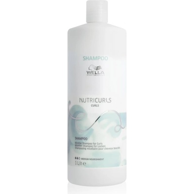 Wella Nutricurls Curls нежен мицеларен шампоан за къдрава коса 1000ml