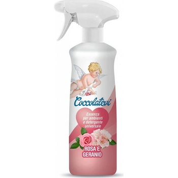 Coccolatevi essenza interiérový parfém a multifunkčný čistič ROSA E GERANIO 750 ml