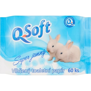 Q-Soft Vlhčený super jemný 60 ks