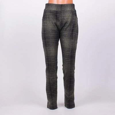 Зимен макси клин в черно и зелено