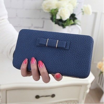 Dámska clutch kabelka Modrá