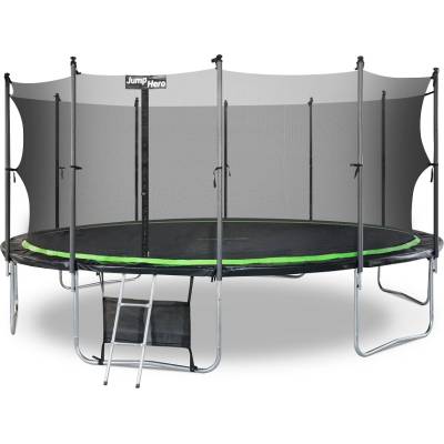 Jump Hero Градински батут с вътрешна мрежа 488 cm 16 FT (JH012)