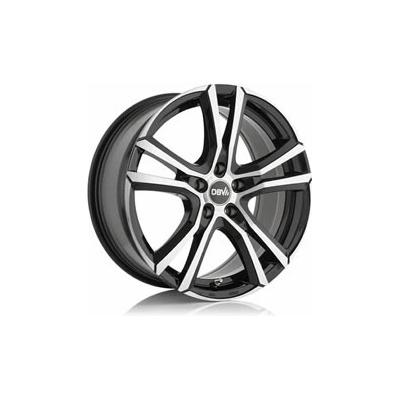 DBV Andorra 8x19 5x112 ET48 black polished