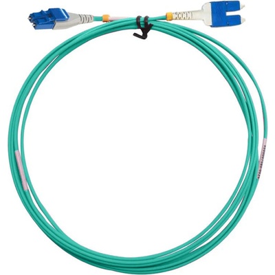 Conneu LC-SC Uniboot Cord, OM3 Aqua 2 mm-1 метър (CNFJ-LCSCOM3UBAQ2mm-1)