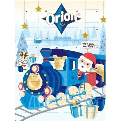 Orion Adventný kalendár biela čokoláda