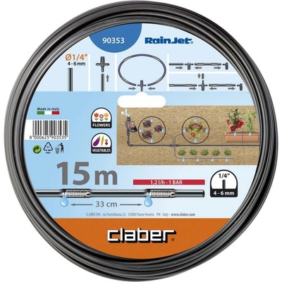 CLABER 1/4'' prekvapkávacia hadica 15 m (90353)