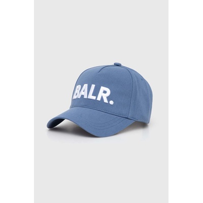 BALR Памучна шапка с козирка Game Day в синьо с апликация B6110 1063 (B6110.1063)