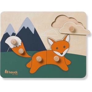 Hauck Дървен пъзел Hauck - Puzzle N Sort, Fox (813069) - ozone