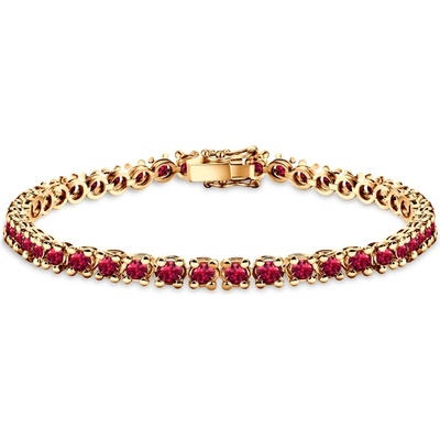 SAVICKI Тенис гривна Luminy 4, 5 мм: злато, рубини