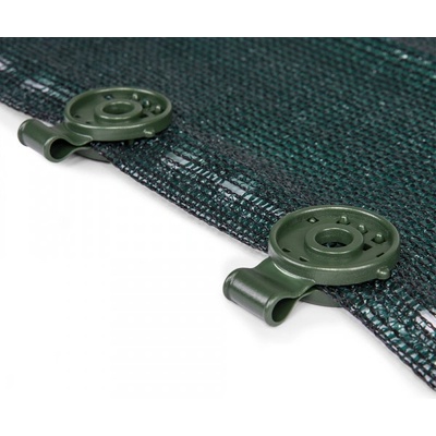 BRADAS Upínací spona na sítě, tkaniny, zelená BUNGEE CORD CLIPS BR-BCK4-GR-L